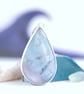 Cornish surfite pendant - clouds in the summer sky - Image 1