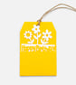 Set of 3 Handmade Birthday Gift Tags with Removable Card Inserts - Image 6