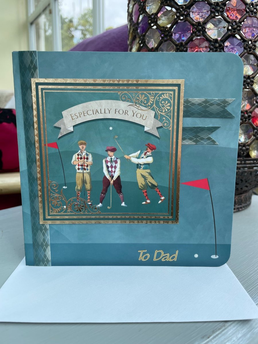 A little game of Golf Father's Day or birthday card