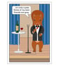 Squirrel Stand Up Postcard