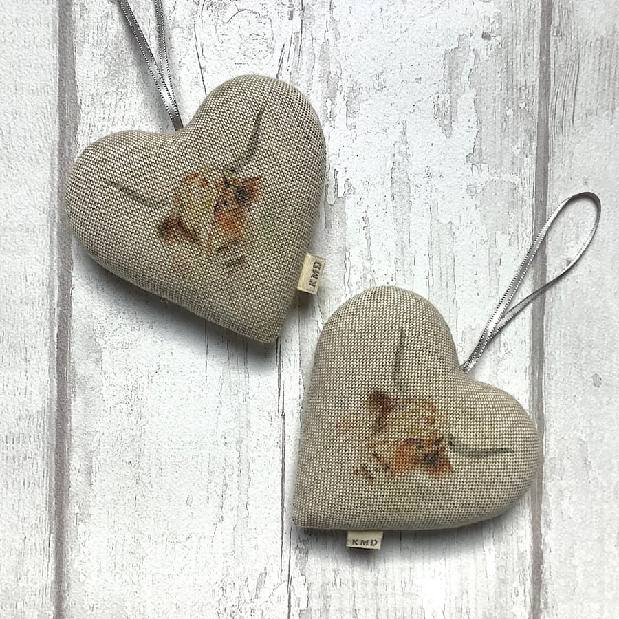 Highland Cow Hanging Heart