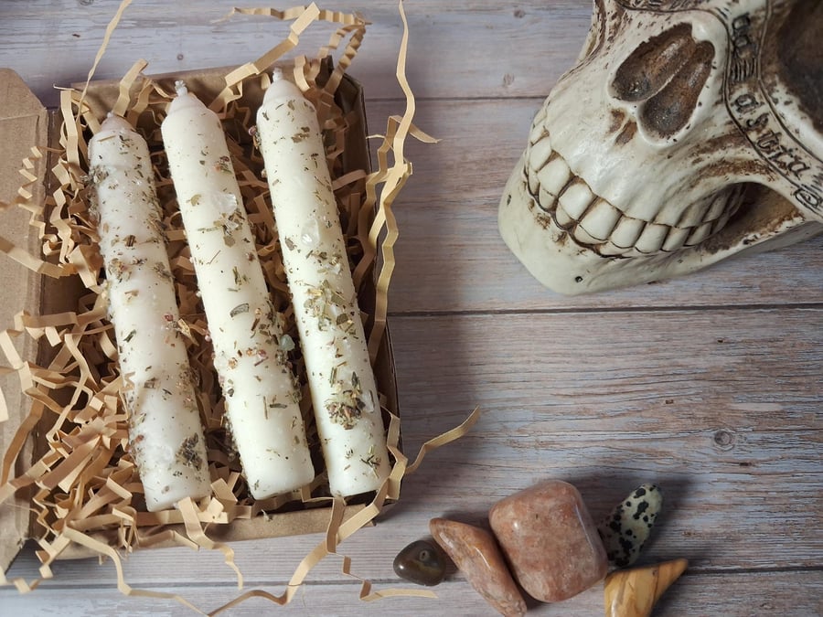 Dressed Candle for Purification and New Beginnings