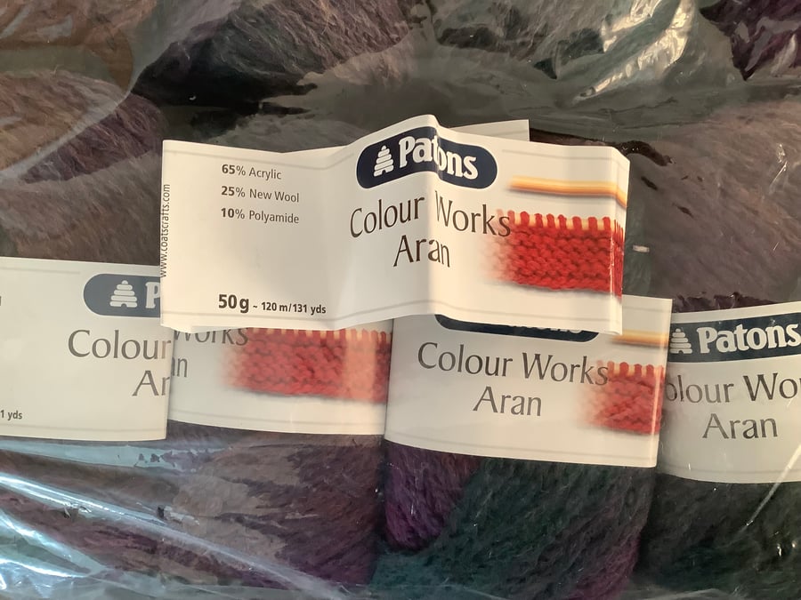 Patons Colour Works Aran Yarn