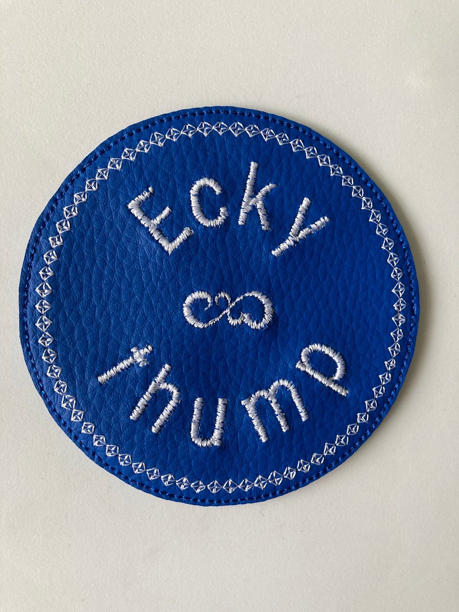 609. Ecky thump - Yorkshire saying coaster.