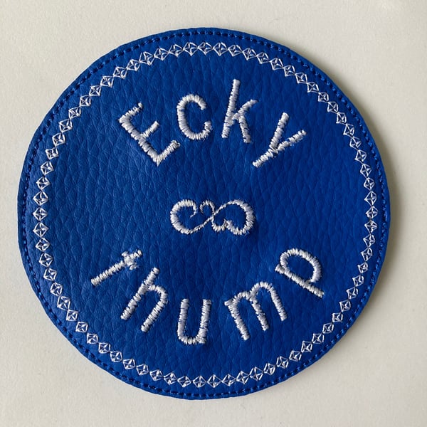 609. Ecky thump - Yorkshire saying coaster.
