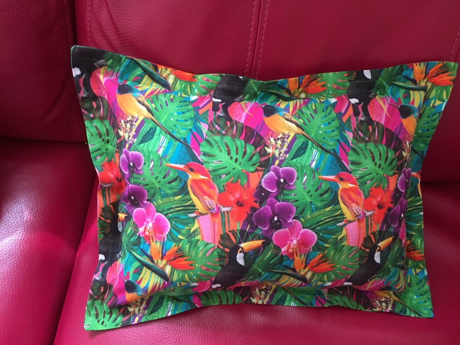  Tropical  Decorative scatter cushion, pillow, bird cushion 