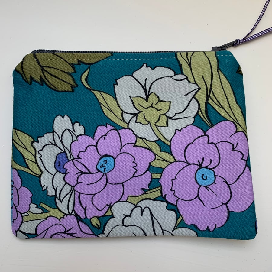 Vintage floral coin purse