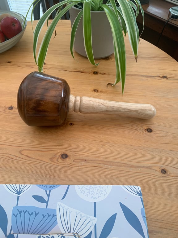 Lignum vitae carvers mallet