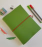 Green Leather Planner or Journal, A5 perfect for a Stationery Lover or Journaler - Image 2