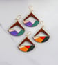 Laser Cut Geometric Earrings - Image 1