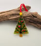 Robins Christmas Tree Decoration with Yellow Star - Image 2