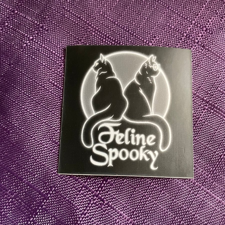 Feline Spooky Sticker 