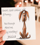 Irish Setter Dog Birthday Card, Dog Birthday Card, Personalized Dog Breed Card, 