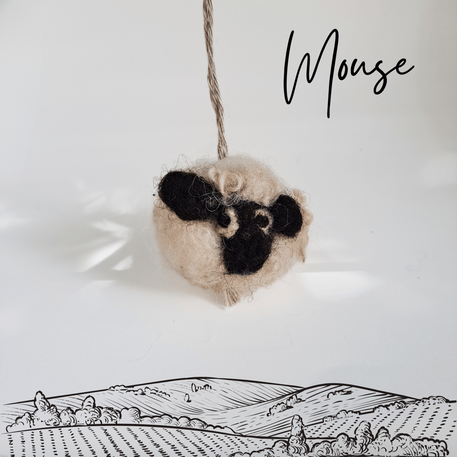 Mouse the Sheep keyring and a pocket-sized stress buddy S
