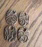 Artisan Made Bronze Charms (4) - Image 5