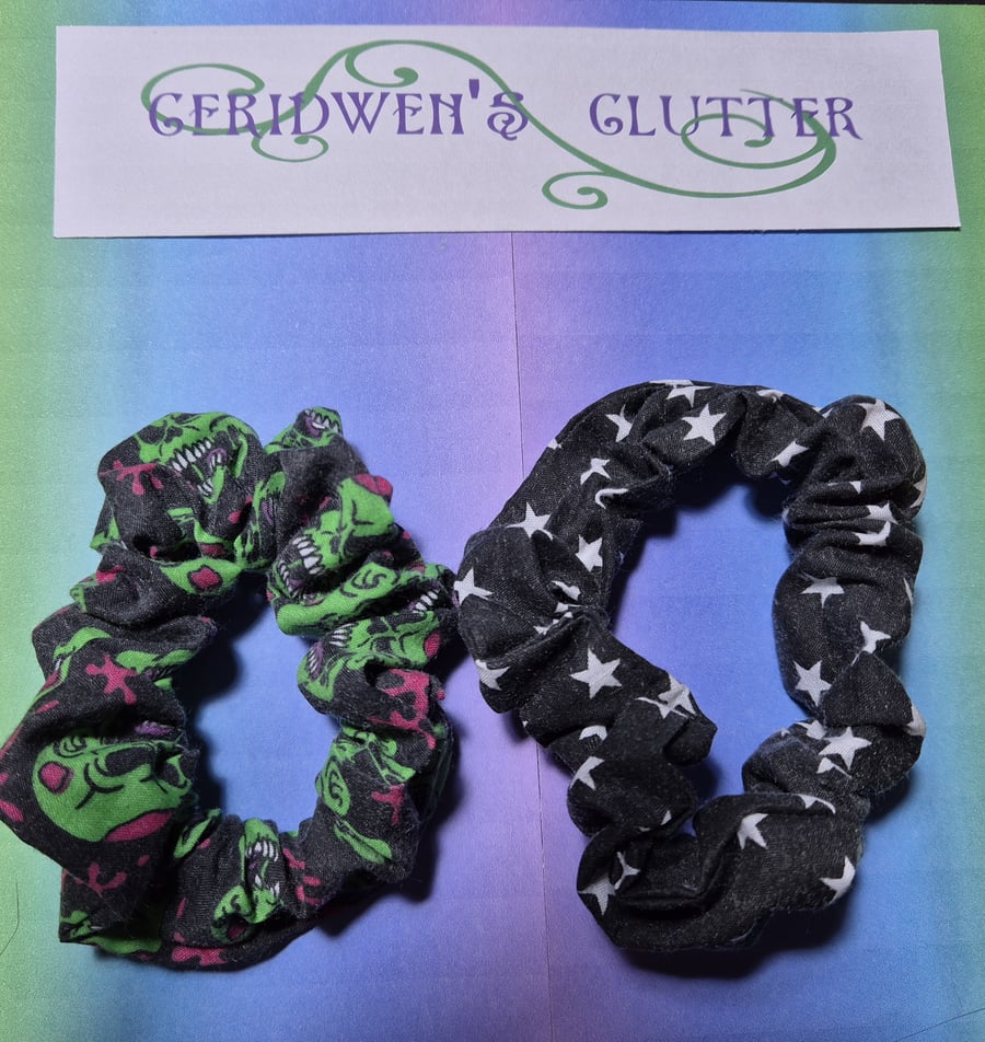 Hair Scrunchies Pair