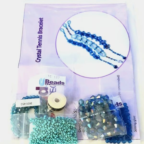 Crystal Tennis Bracelet Kit-Make Your Own Bracelet