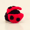 Cute Handmade Felt Ladybird Brooch