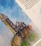 Original hand painted watercolour print of Stirling Tower Scotland - Image 5