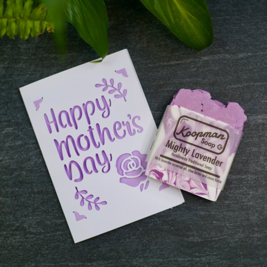 Mother's Day Handmade Soap and Card