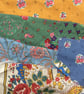 French fabric clock- mustard landscape - Image 8