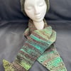 Crochet hat and scarf set. 