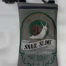 Embroidered Alchemist inspired Snail Slime Bag 
