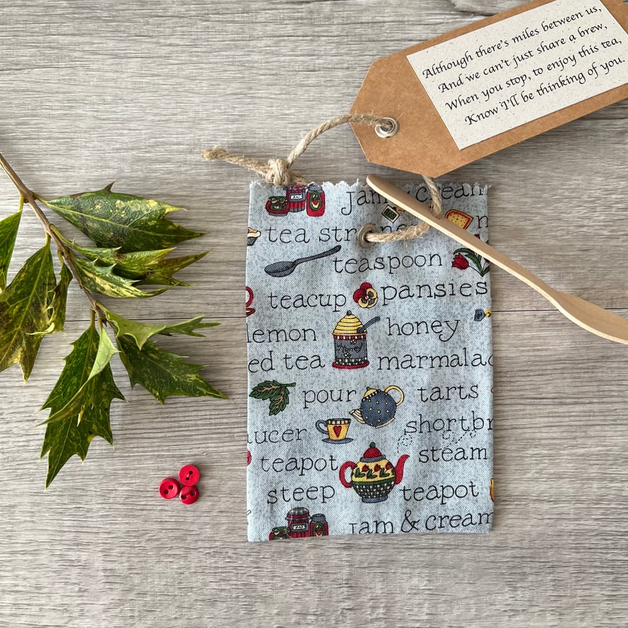 Letterbox Gift for a Tea Lover Tea Bag Holder