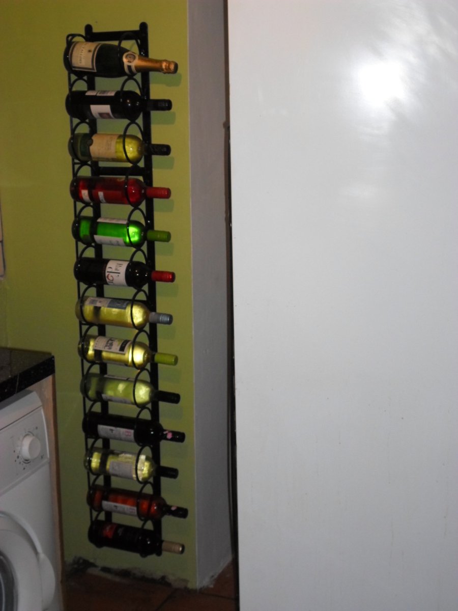 13 Bottle Wine Rack..............Wrought Iron (Forged Steel) Hand Made