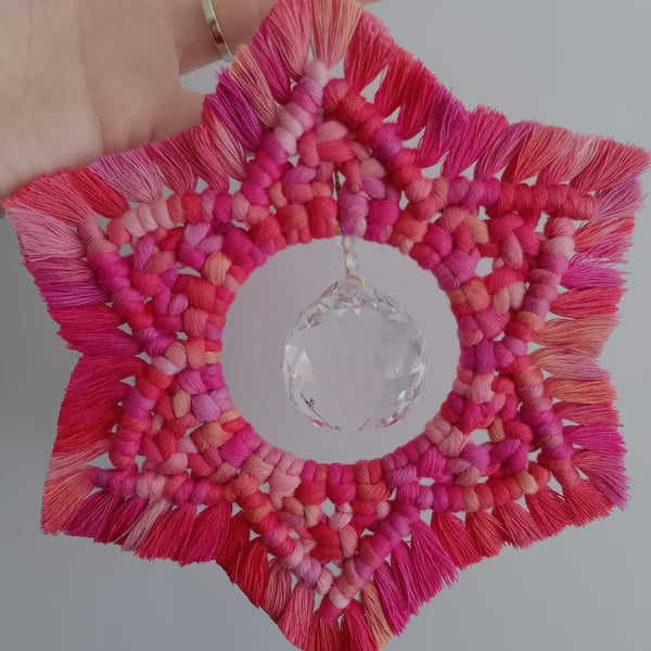 macrame suncatcher