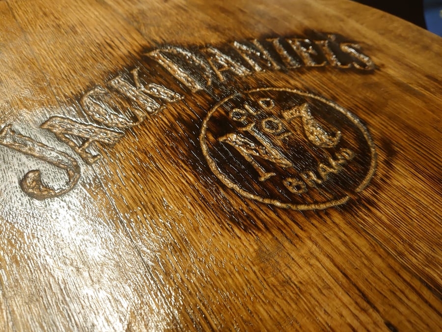 Whiskey Barrel Oak Pub Style Table