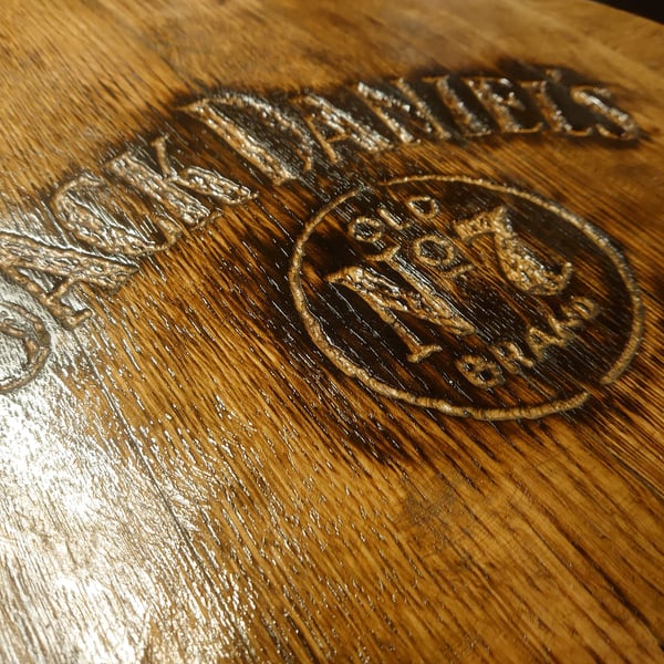 Whiskey Barrel Oak Pub Style Table