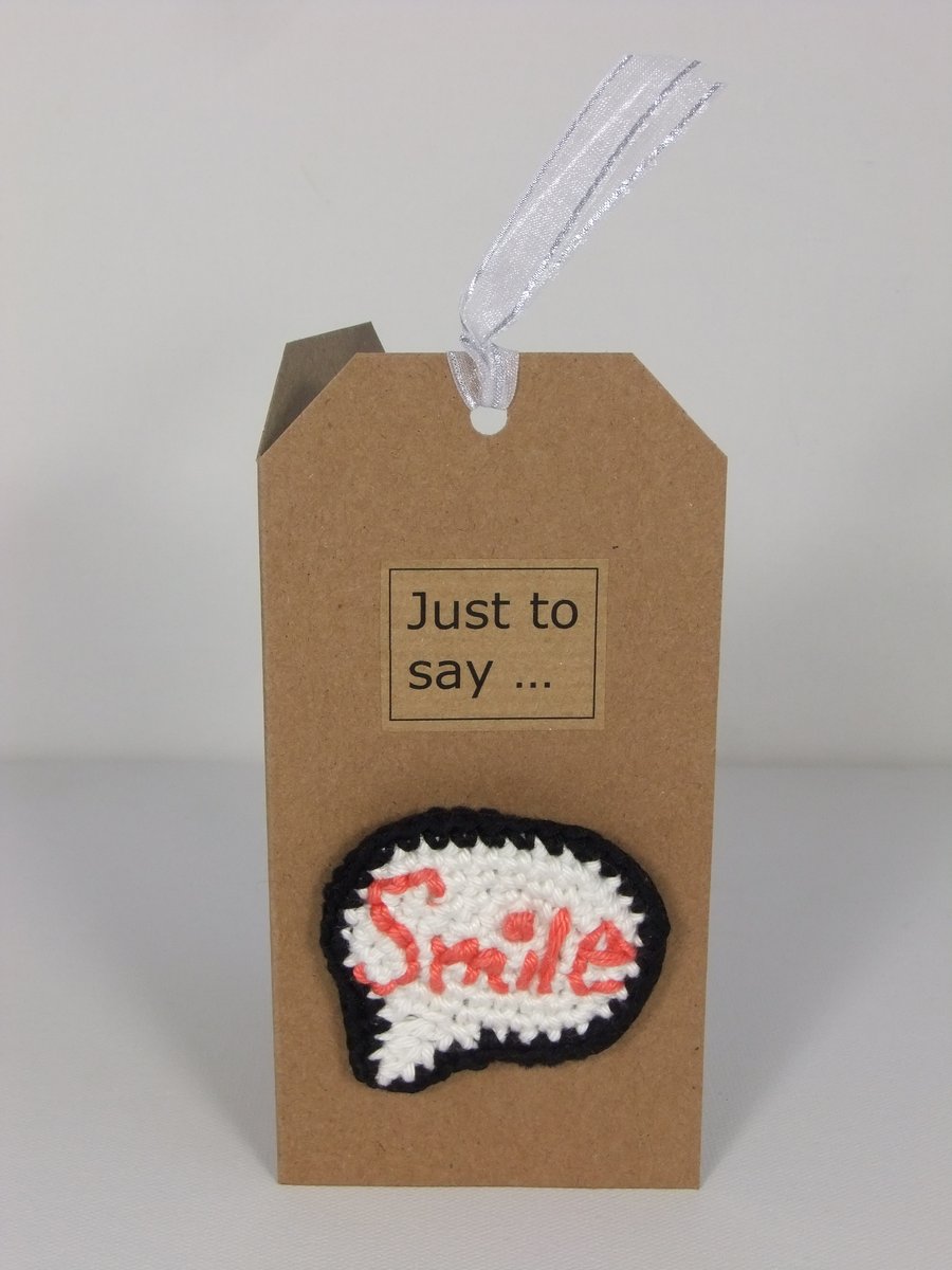 Just to say ... "Smile" Pin