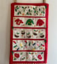 Handmade fabric advent calendar 