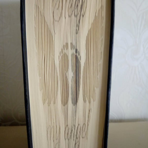Baby Angel Wings, SHADOW CUT & FOLD Book Folding Pattern - EMAILED PDF PATTERN