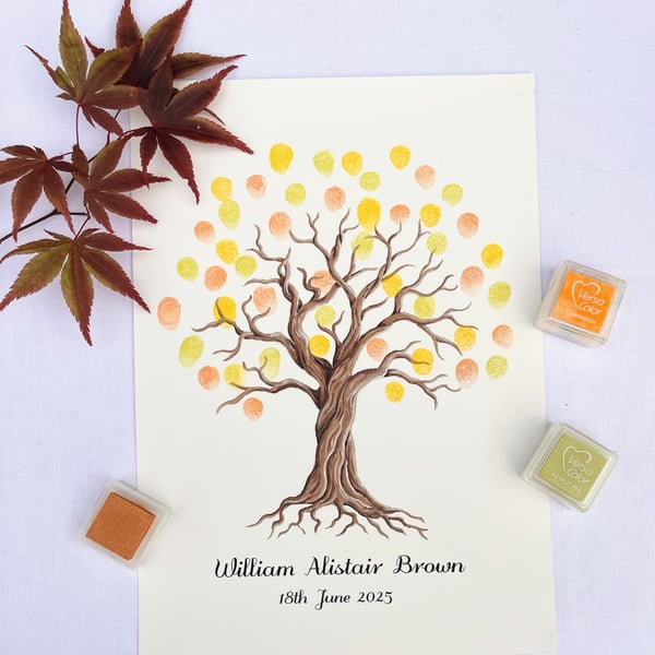 Guest book tree: twisted willow design