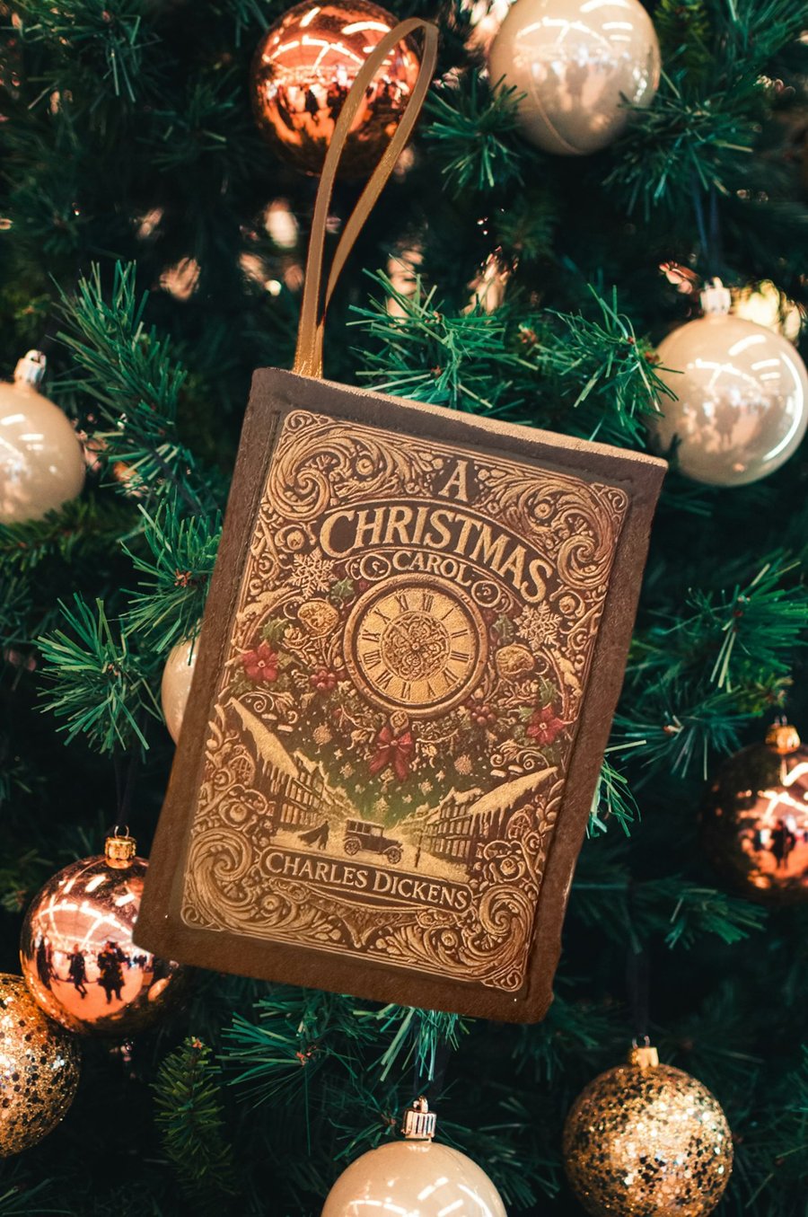 Christmas Ornaments, a Christmas Carol Feltie