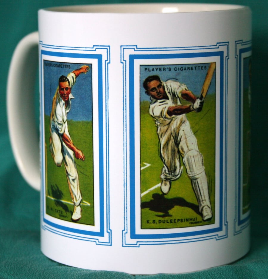 Cricket mug Sussex 1930 vintage design mug