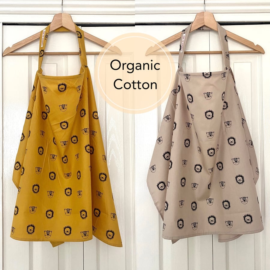 Organic cotton nursing cover, breastfeeding cover, new mum gift