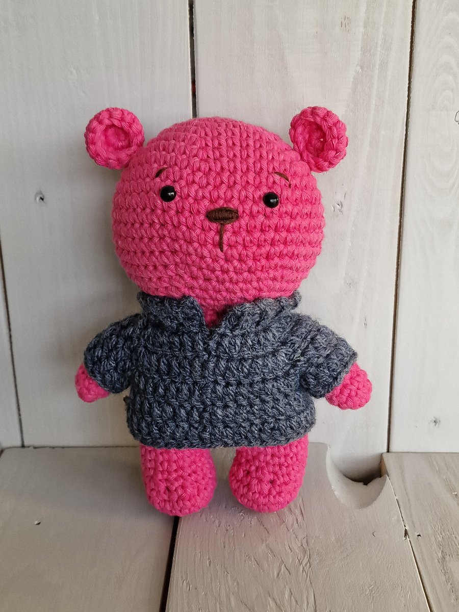 Crocheted bear