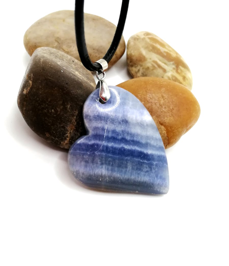 Blue Lace Agate Necklace