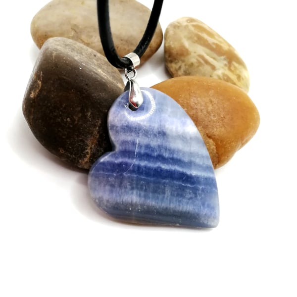 Blue Lace Agate Necklace