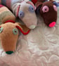Draught Excluder -  Colourful Hand Knitted Sausage Dogs - Image 2