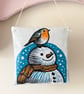 Robin Print Scented Hanging Christmas Decoration - Image 3