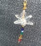 Handmade Crystal Rainbow Multicoloured Chakra Dragonfly Suncatcher Decoration - Image 1