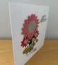 Handmade Floral Birthday Card – "Let the Day Grow Wild" - Image 3