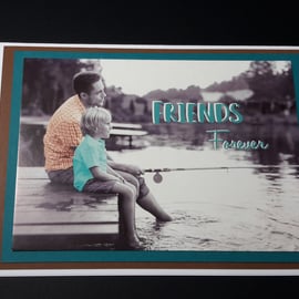 Fathers Day, Birthday, Any Occasion Greeting Card - Fishing Friends Forever