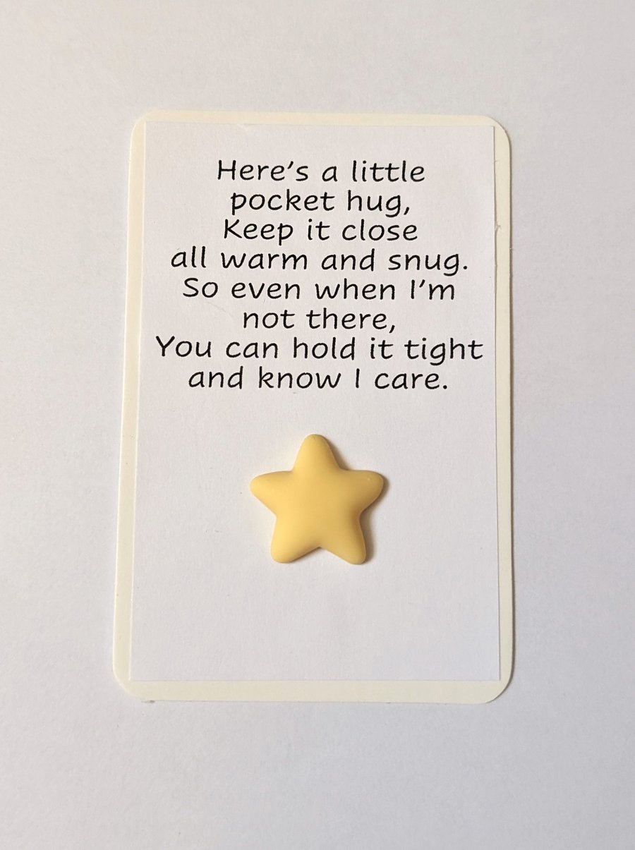 Pocket hugs - plain star