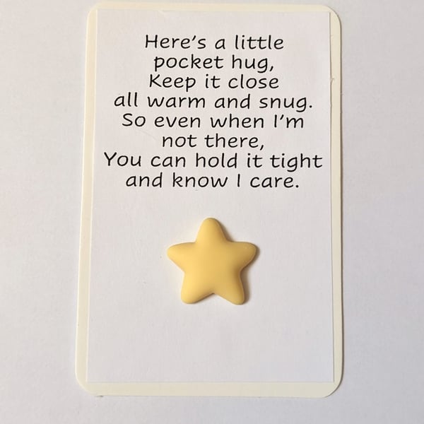 Pocket hugs - plain star