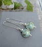 Sterling Silver Turquoise Marble Venetian Glass Long Earrings - JBJ1120 - Image 3